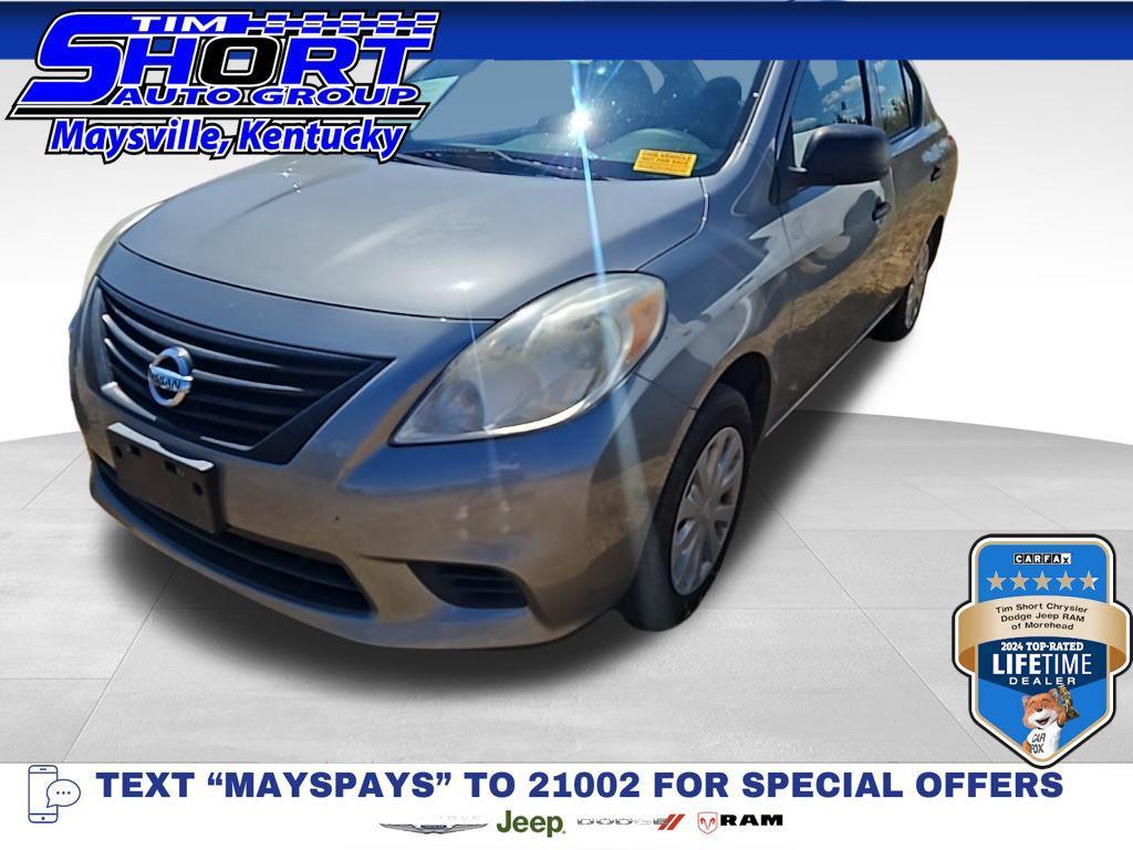 used 2014 Nissan Versa car, priced at $5,000
