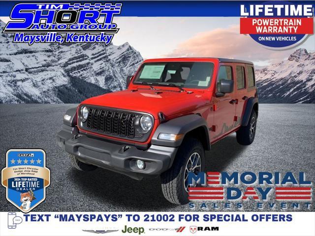 new 2024 Jeep Wrangler car, priced at $40,349
