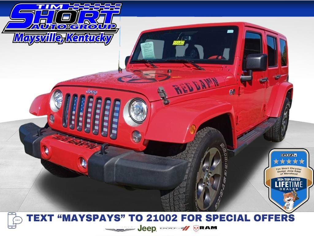 used 2018 Jeep Wrangler JK Unlimited car, priced at $17,400