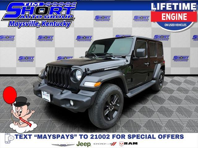 used 2021 Jeep Wrangler Unlimited car, priced at $28,456