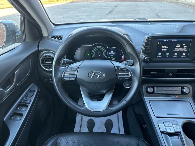 used 2021 Hyundai Kona EV car, priced at $15,999