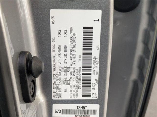 new 2025 Toyota Tundra car, priced at $59,501