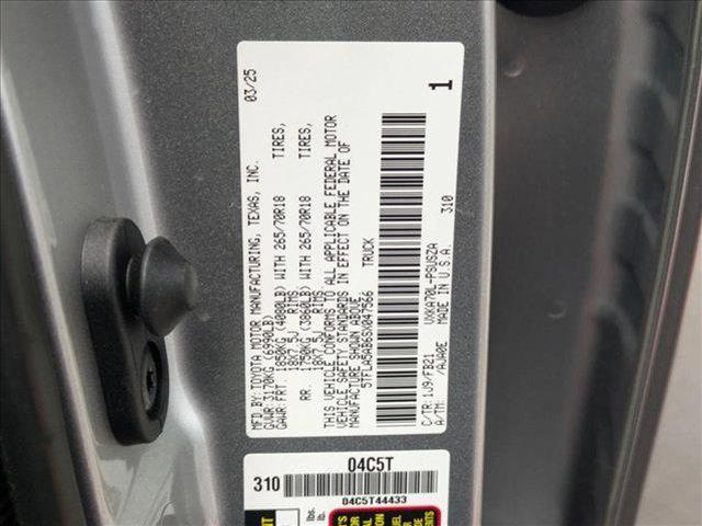 new 2025 Toyota Tundra car, priced at $47,074