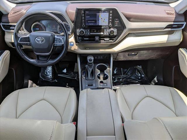 used 2022 Toyota Highlander Hybrid car, priced at $35,500