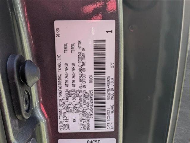 new 2025 Toyota Tundra car, priced at $50,086