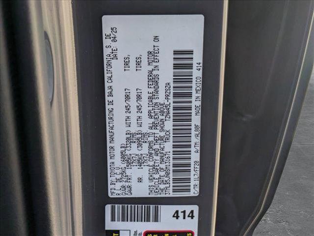 new 2025 Toyota Tacoma car, priced at $43,188