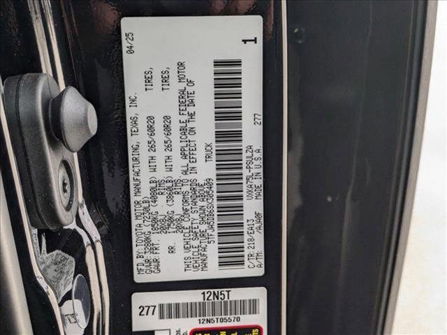 new 2025 Toyota Tundra car, priced at $57,990