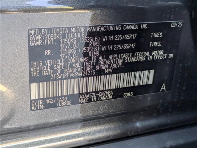 new 2025 Toyota RAV4 car, priced at $33,259