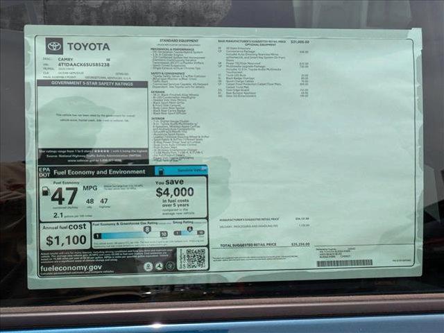 new 2025 Toyota Camry car, priced at $35,256