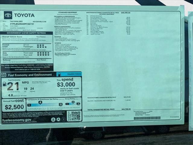 new 2025 Toyota Tacoma car, priced at $44,708