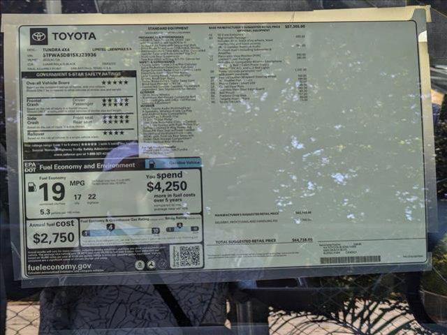 new 2025 Toyota Tundra car, priced at $58,600