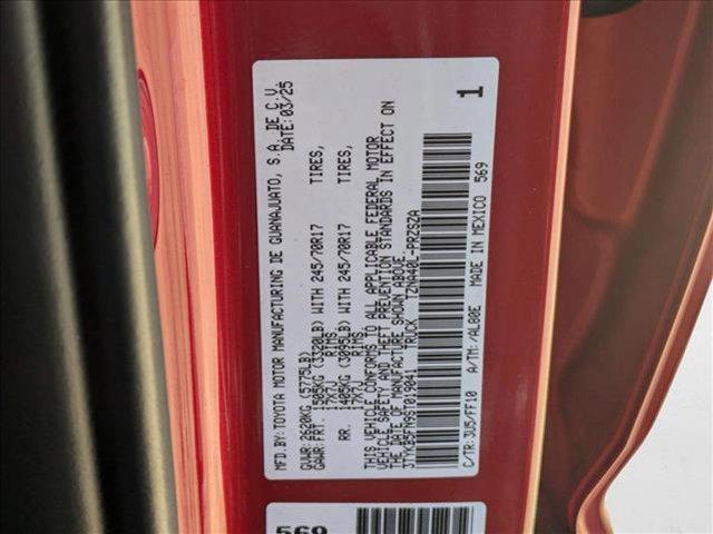 new 2025 Toyota Tacoma car, priced at $40,548