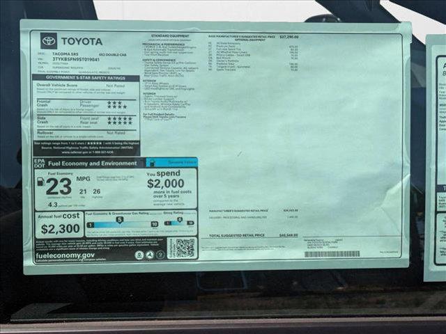new 2025 Toyota Tacoma car, priced at $40,548