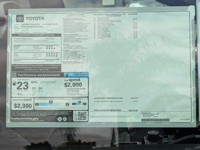 new 2025 Toyota Tacoma car, priced at $54,770