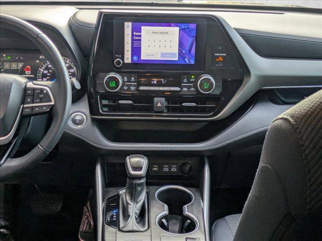 used 2023 Toyota Highlander Hybrid car, priced at $37,500