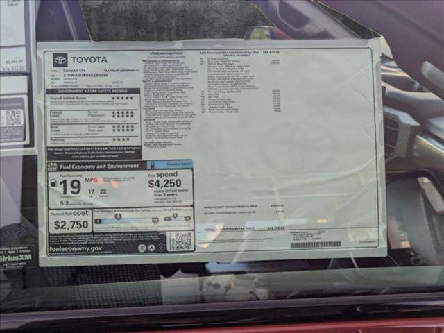 new 2025 Toyota Tundra car, priced at $67,971