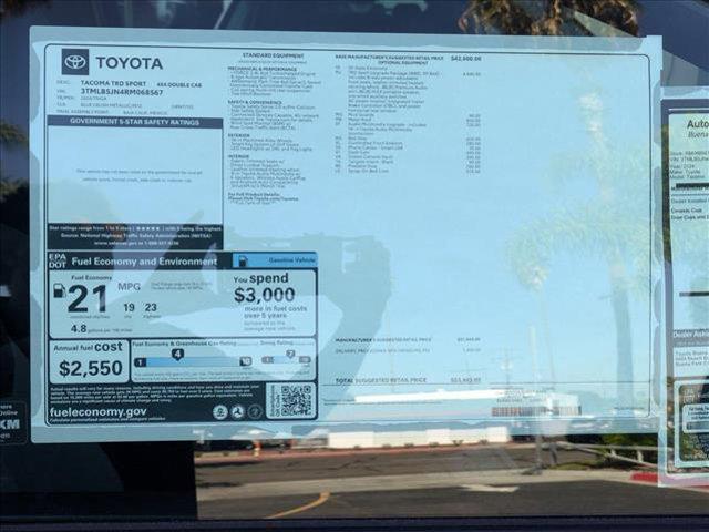 new 2024 Toyota Tacoma car, priced at $53,443