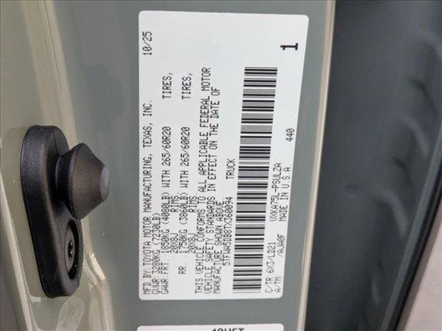 new 2026 Toyota Tundra car, priced at $65,107