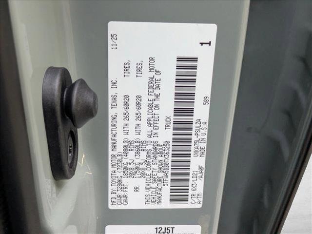 new 2026 Toyota Tundra car, priced at $69,476