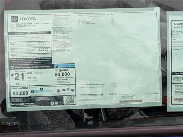 new 2025 Toyota Tacoma car, priced at $45,599