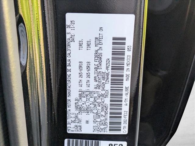 new 2026 Toyota Tacoma car, priced at $43,349