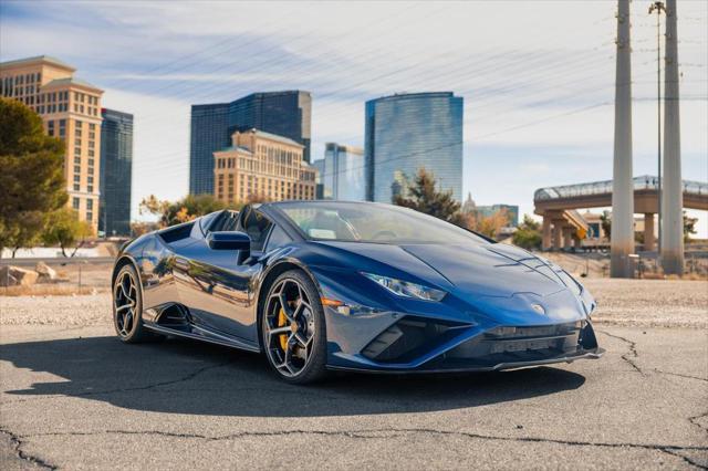 used 2021 Lamborghini Huracan EVO car, priced at $255,000