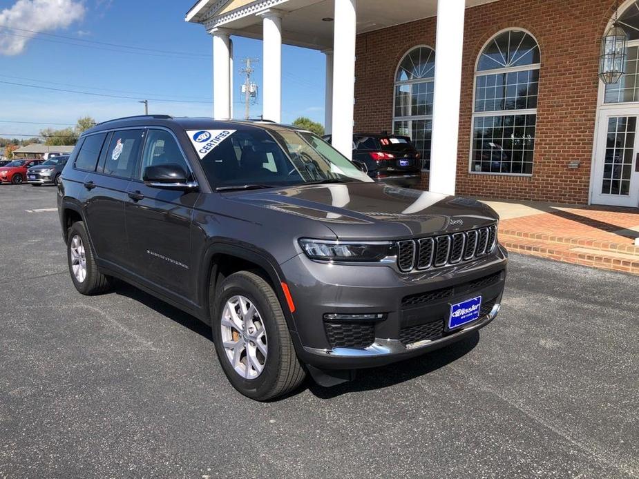 used 2021 Jeep Grand Cherokee L car, priced at $35,500