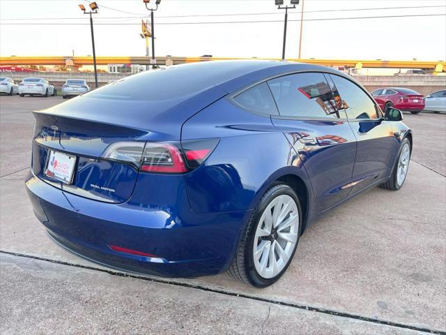 used 2021 Tesla Model 3 car, priced at $24,850