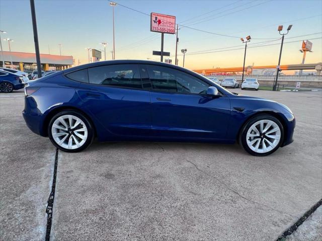 used 2021 Tesla Model 3 car, priced at $24,850