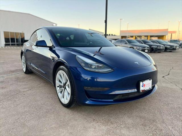 used 2021 Tesla Model 3 car, priced at $24,850