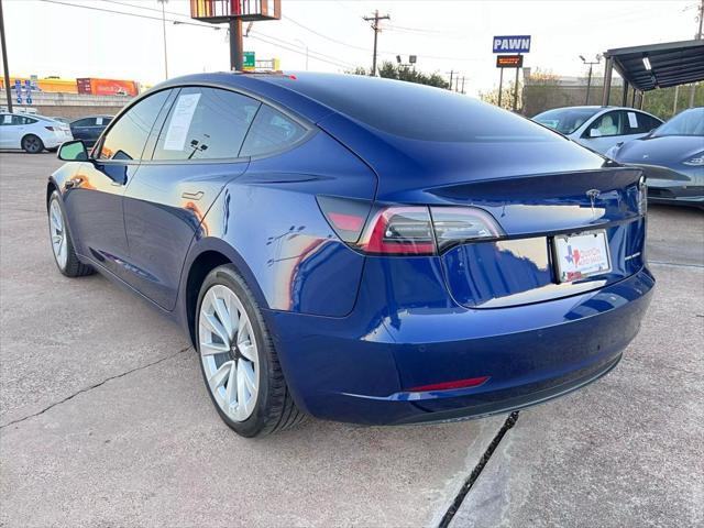 used 2021 Tesla Model 3 car, priced at $24,850