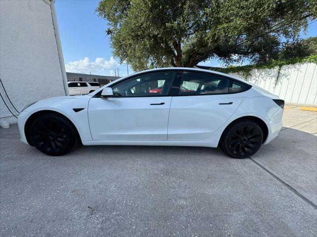 used 2022 Tesla Model 3 car, priced at $26,750