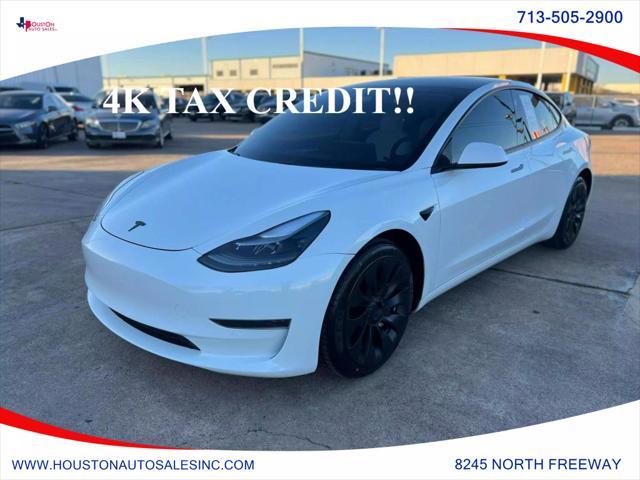 used 2021 Tesla Model 3 car, priced at $22,950