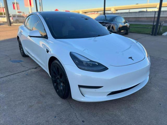 used 2021 Tesla Model 3 car, priced at $22,950