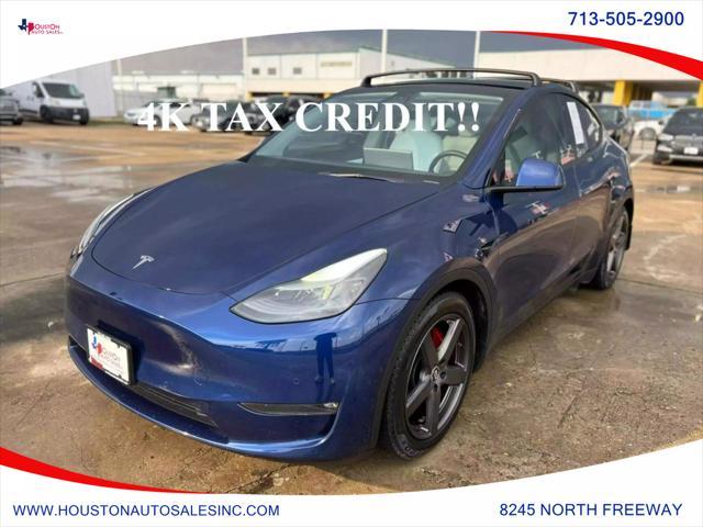 used 2021 Tesla Model Y car, priced at $24,850