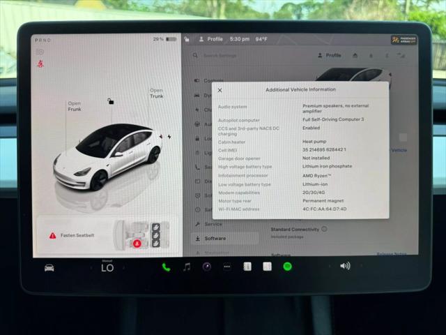 used 2023 Tesla Model 3 car, priced at $24,950