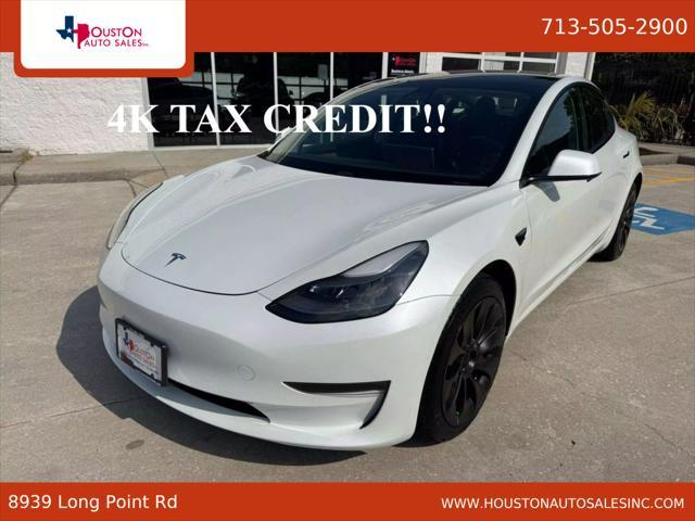 used 2021 Tesla Model 3 car, priced at $24,950