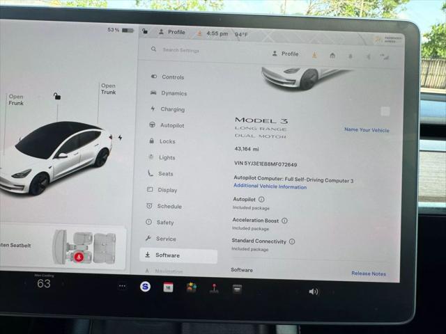 used 2021 Tesla Model 3 car, priced at $24,950