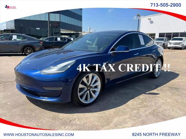 used 2018 Tesla Model 3 car, priced at $19,950