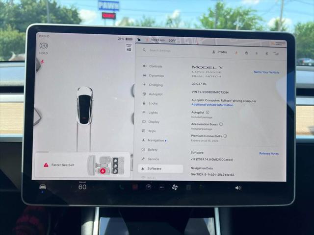 used 2021 Tesla Model Y car, priced at $29,750