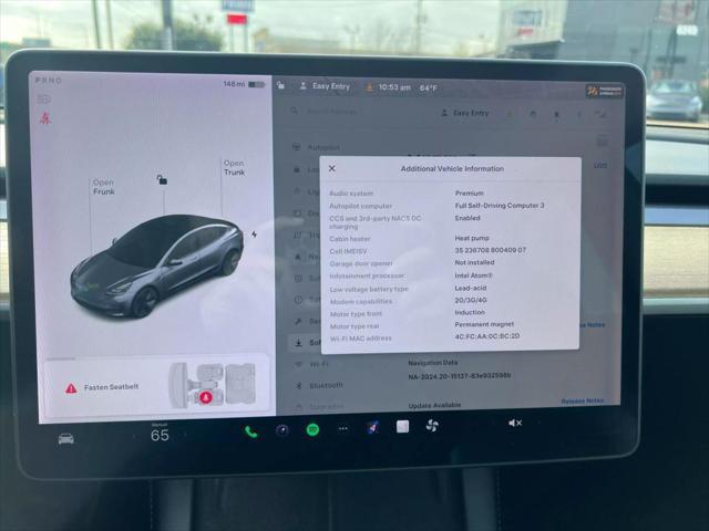 used 2021 Tesla Model 3 car, priced at $23,850