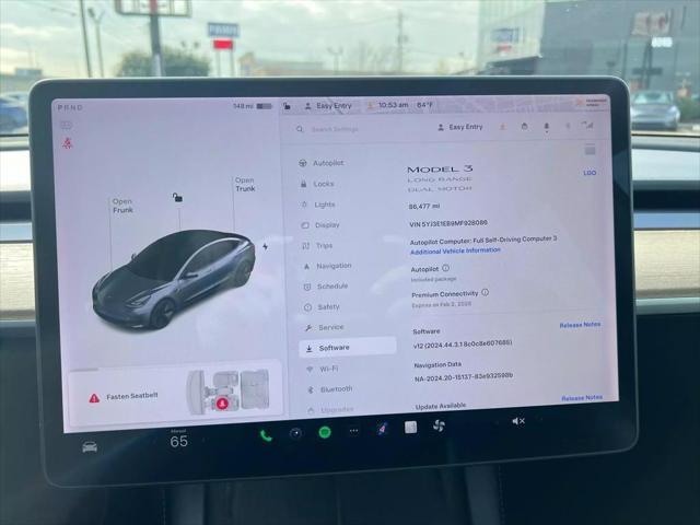 used 2021 Tesla Model 3 car, priced at $23,850