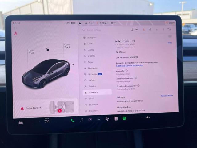 used 2022 Tesla Model 3 car, priced at $26,950