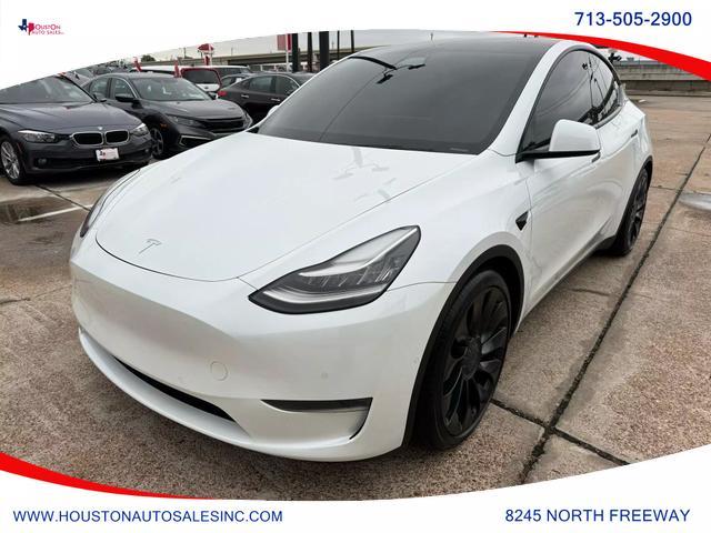 used 2020 Tesla Model Y car, priced at $34,995