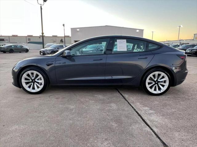 used 2022 Tesla Model 3 car, priced at $27,950