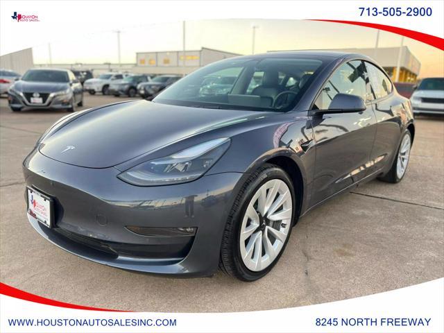 used 2022 Tesla Model 3 car, priced at $27,950