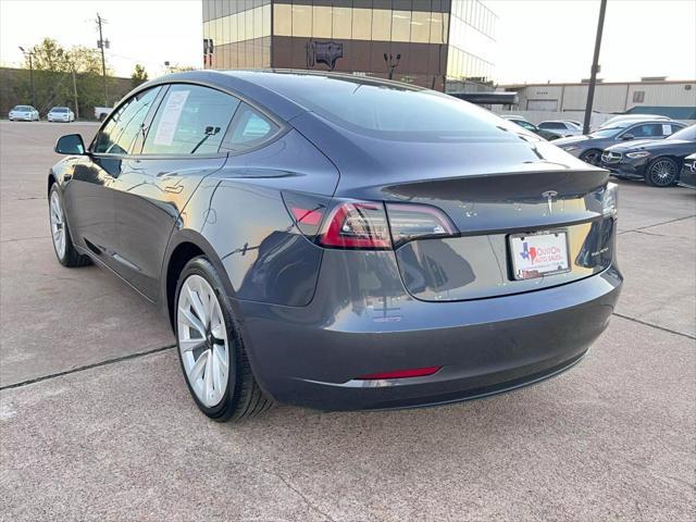 used 2022 Tesla Model 3 car, priced at $27,950