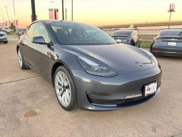 used 2022 Tesla Model 3 car, priced at $27,950