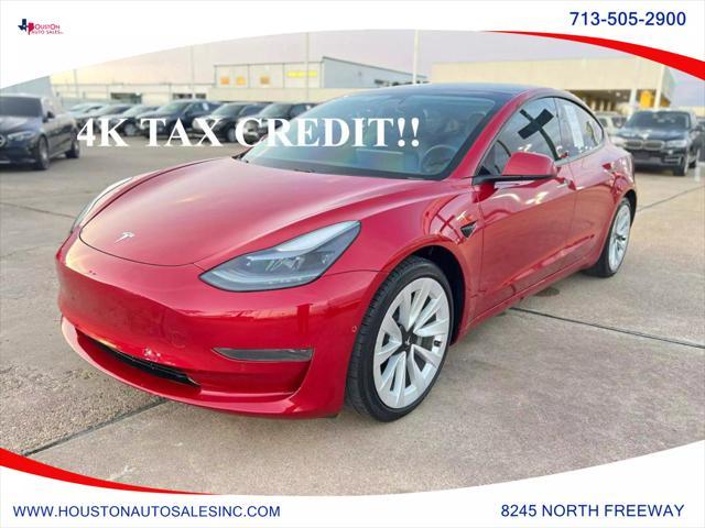 used 2021 Tesla Model 3 car, priced at $19,870