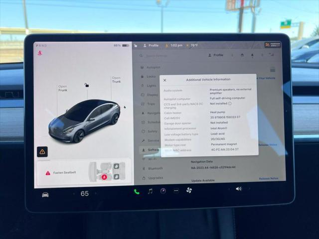 used 2021 Tesla Model 3 car, priced at $24,850